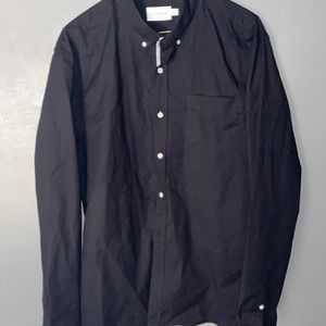 Topman black dress shirt